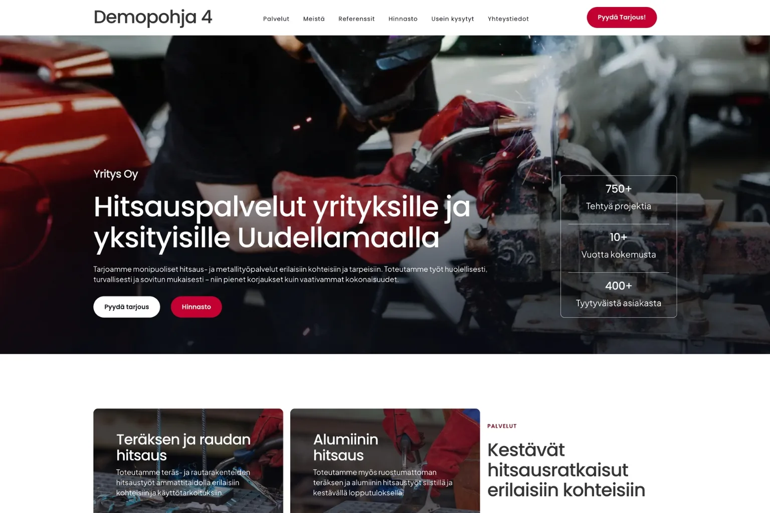 Demopohja 4 — Teollisuus & metalli